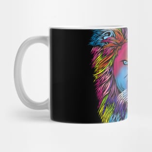 Rainbow Lion Mug
